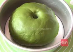 Illustration of making matcha toast bread 12