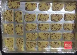 Cranberry Illustration of how to make cookies 11