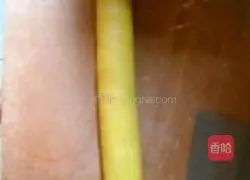 Illustration of how to make black sesame cookie rolls 14