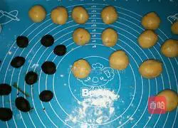 Kitty cat cartoon Illustration of how to make moon cakes 7