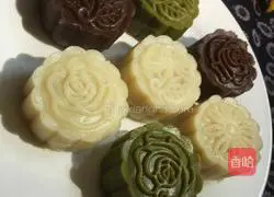 Illustration of how to make snow-skin mooncakes 13