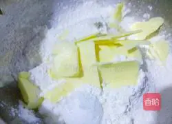 Illustration of making dried fruit scones 2