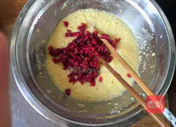 Illustration of how to make cranberry cookies 4