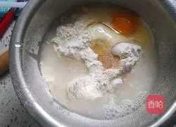 Illustration of how to make coconut bread 2