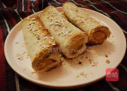 Illustration of how to make pumpkin toast 11