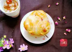 Illustration of how to make rose bread (eight inches) 14