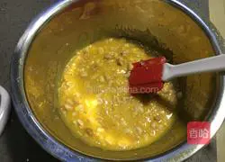 Illustration of how to make cocoa peanut cookies 4