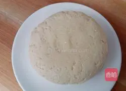 Illustration of making sauce-flavored pancake (non-spicy version) 2