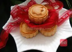 Cantonese Red Bean Paste Mooncake Recipe Illustration 12