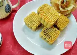 Illustration of how to make red bean filling mooncakes 16