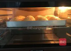 Illustration of how to make bean paste bread 12