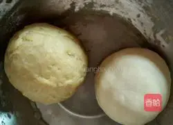 Illustration of how to make taro mooncakes 1