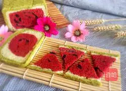 Watermelon toast (hand-kneaded version) Illustration of how to do it 22