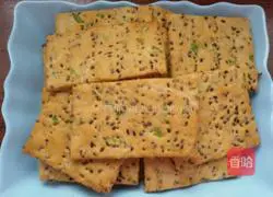 Green onion soda crackers.Recipe 11