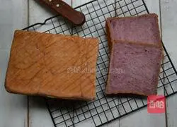 Milk Purple Sweet Potato Toast Recipe Illustration 13