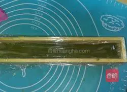 Illustration of making matcha biscuits 5