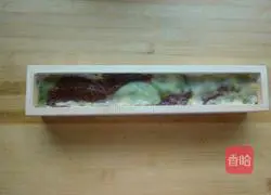 Illustration of how to make three-color cookies 11