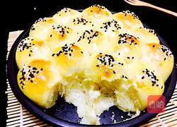 Illustration of how to make sesame buns 19