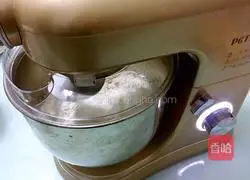 Illustration of making honey bean toast 2