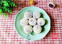 Purple Sweet Potato Snow Skin Mooncake Recipe Illustration 16