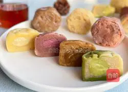 Cheese Snowskin Mooncake Recipe Illustration 16