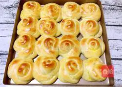 Rose Flower Bread Recipe Illustration 21