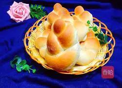 Illustration of how to make braided milk bread 10