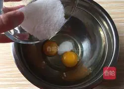 Illustration of how to make Taiwanese macaron sponge ball cake 1