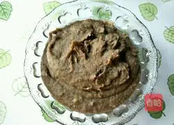 Illustration of making double bean paste 10