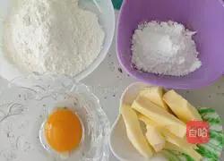 Illustration of how to make crispy caramel cookies 2