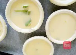 Illustration of how to make avocado tart 11