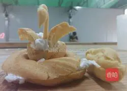 Illustration of how to make cream puffs 8