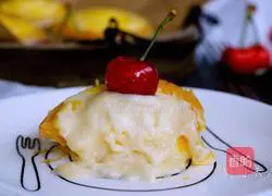 Illustration of how to make liquid cheese tart 11