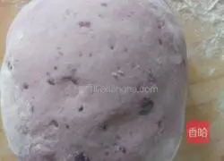 Illustration of how to make purple sweet potato dumplings 11