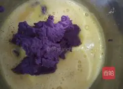 Purple Sweet Potato Chiffon Cake Recipe Illustration 5