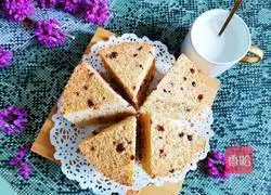 Cranberry Oatmeal Chiffon Cake (no oil, no flour, less sugar) Recipe 16
