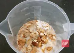 Illustration of making matcha cake 3