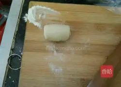 Su-style mooncakes ~ illustration of how to make flower filling 11