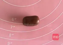 Illustration of how to make coffee bean biscuits 8