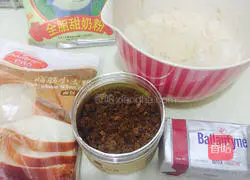 Illustration of how to make once-fermented brown sugar toast*Polish starter 1