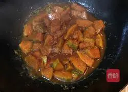 Illustration of braised pumpkin 6