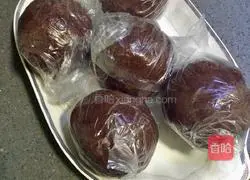 Illustration of homemade red bean paste filling 10