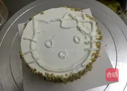 Hello Kitty cake recipe illustration 6
