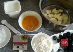 Blueberry Cup Cake.Recipe Illustration 1