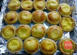 Illustration of how to make cream-free egg tarts 8