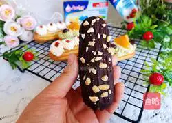 Illustration of how to make lightning puffs 14