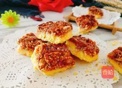 Illustration of how to make crispy caramel cookies 19