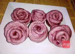 Illustration of how to make purple sweet potato buns 10