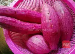 Purple sweet potato porridge recipe 1