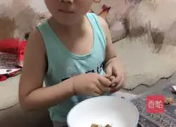 Illustration of how to make walnut cake 1